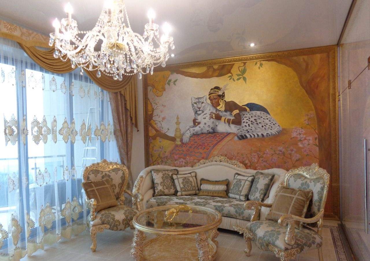 Картина в индийском стиле