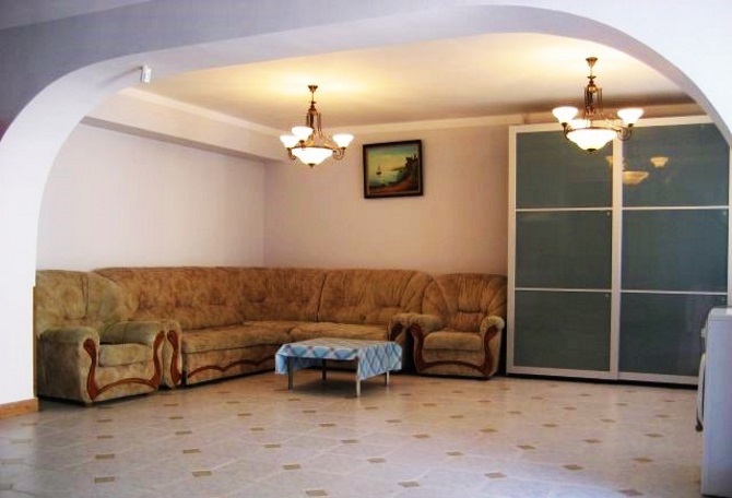 Гостиная с угловым диваном